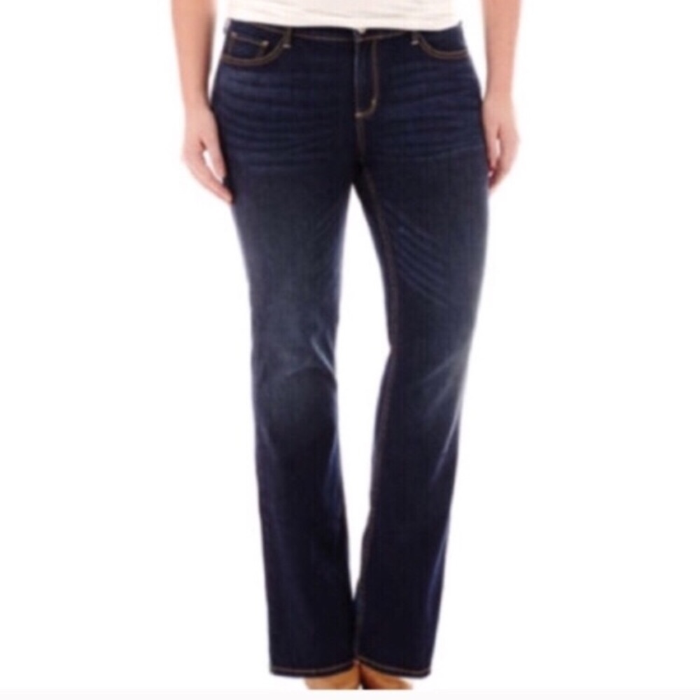 22 Arizona Jean Company Mid Rise Curvy Boot Cut